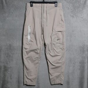 Nike Pants Mens 31x26.5 Beige White Sportswear Cargo Relaxed Taper DD7034-236